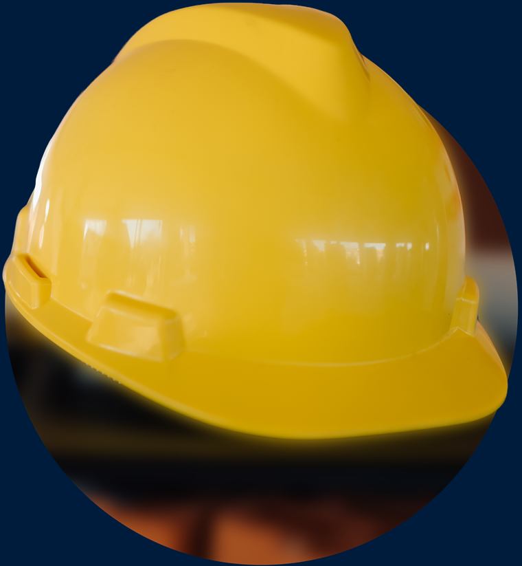 Casco de seguridad amarillo